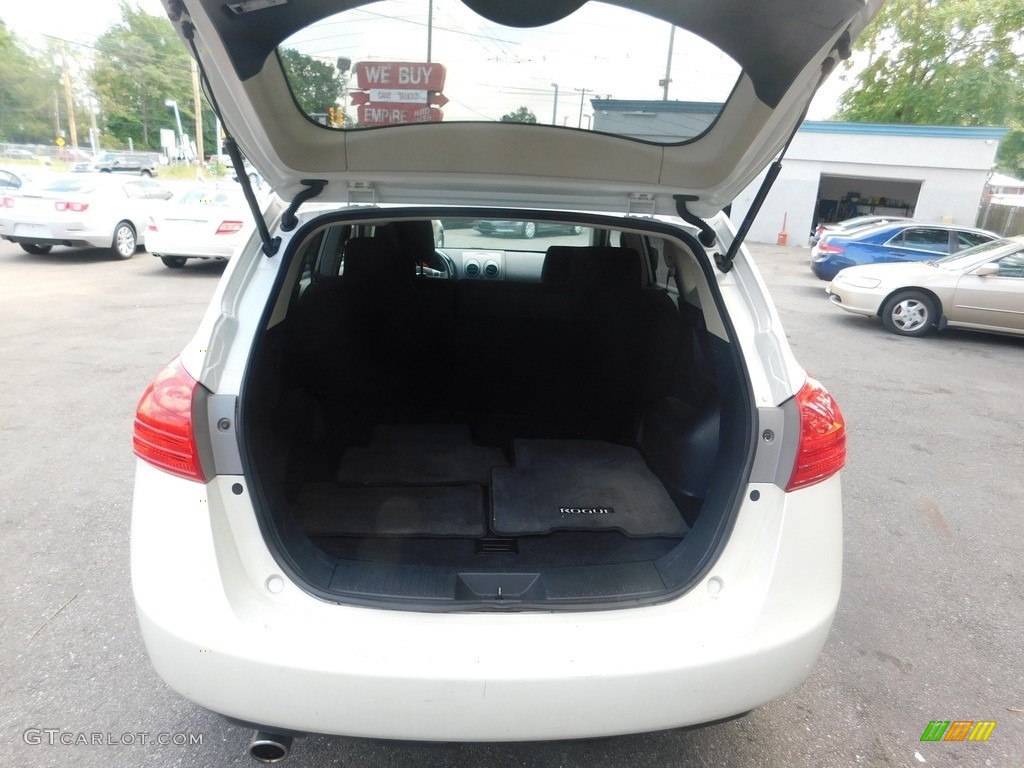 2010 Rogue SL AWD - Phantom White / Black photo #24
