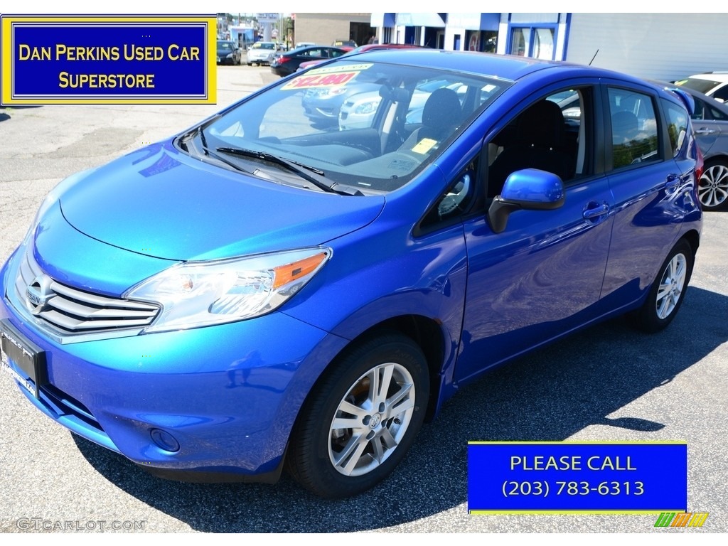 2014 Versa Note S - Metallic Blue / Wheat Stone photo #1