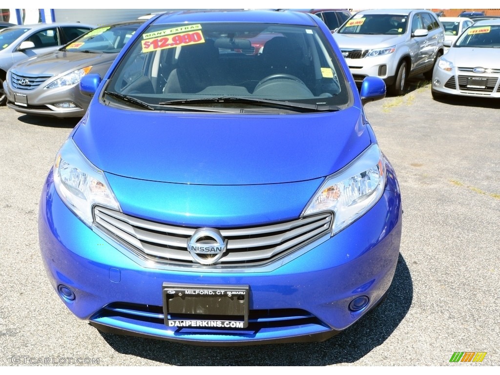 2014 Versa Note S - Metallic Blue / Wheat Stone photo #2
