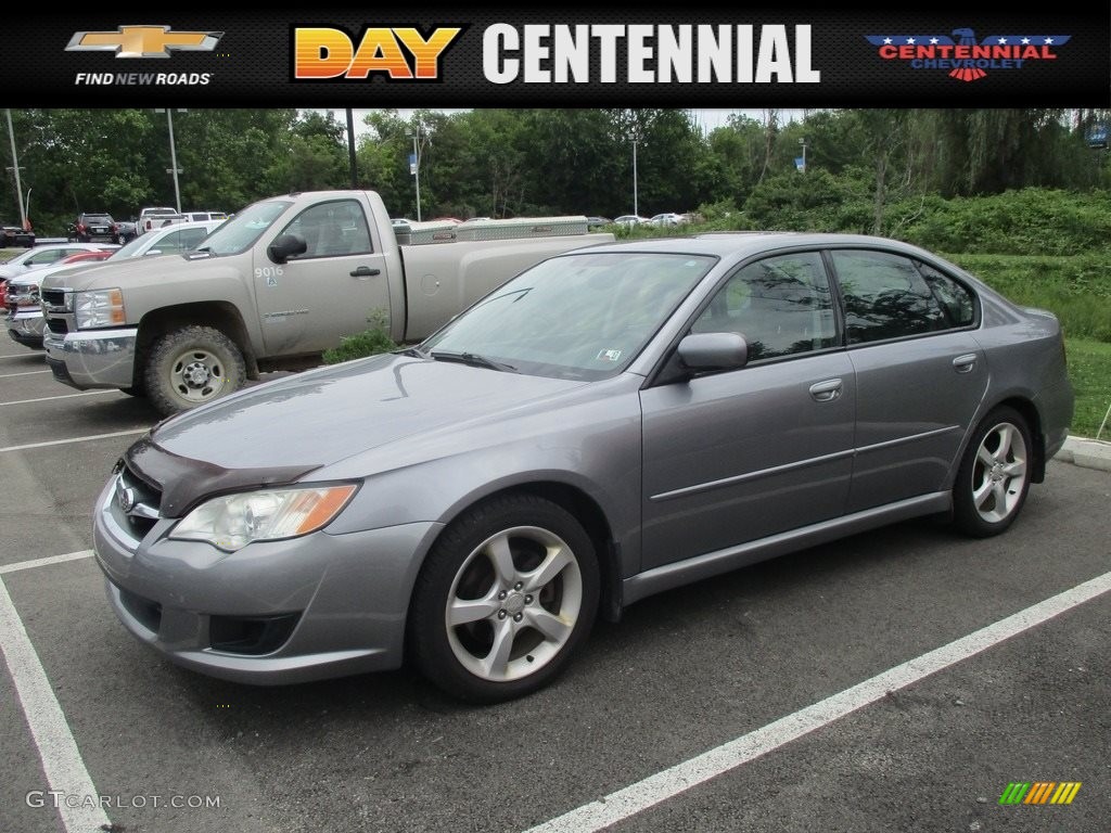 2009 Legacy 2.5i Sedan - Diamond Gray Metallic / Off Black photo #1