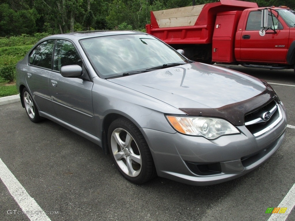 2009 Legacy 2.5i Sedan - Diamond Gray Metallic / Off Black photo #3
