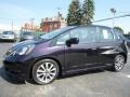 2013 Midnight Plum Pearl Honda Fit Sport  photo #3
