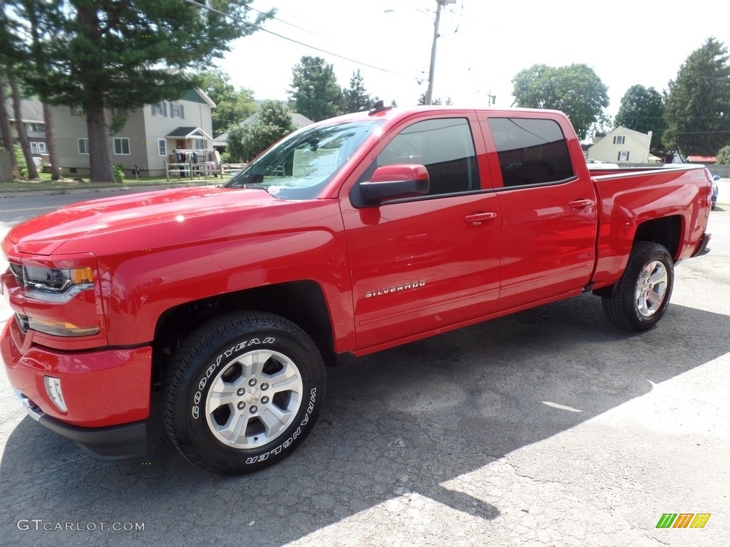 2017 Silverado 1500 LT Crew Cab 4x4 - Red Hot / Jet Black photo #4