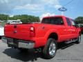 2016 Race Red Ford F350 Super Duty Lariat Crew Cab 4x4  photo #5
