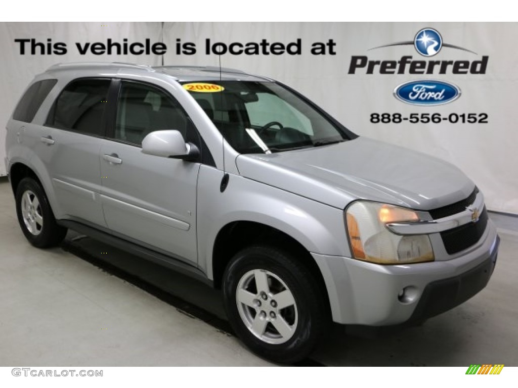 2006 Equinox LT AWD - Dark Silver Metallic / Light Gray photo #1