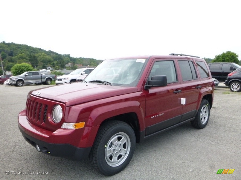 Deep Cherry Red Crystal Pearl 2017 Jeep Patriot Sport Exterior Photo #114887042