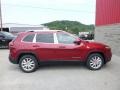 2017 Deep Cherry Red Crystal Pearl Jeep Cherokee Limited 4x4  photo #8