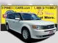 White Suede Clearcoat 2009 Ford Flex SEL AWD
