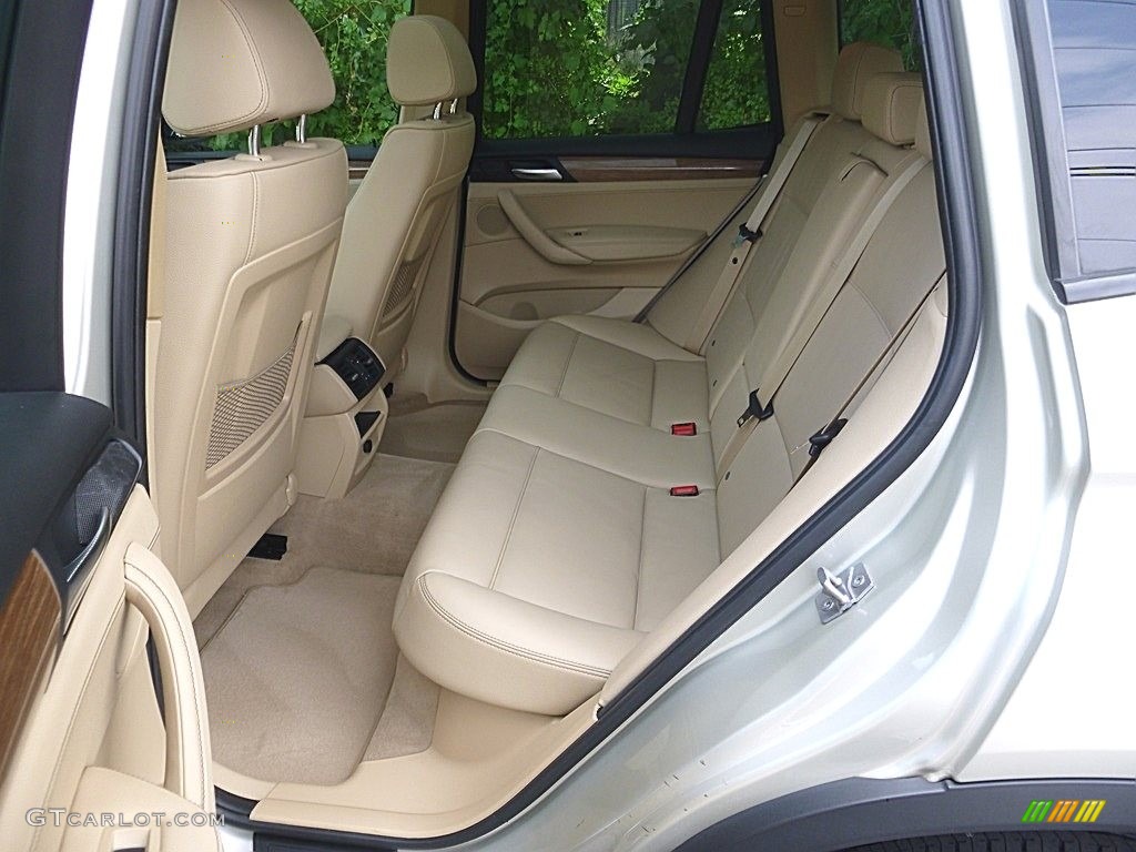 Sand Beige Nevada Leather Interior 2011 BMW X3 xDrive 28i Photo #114890057