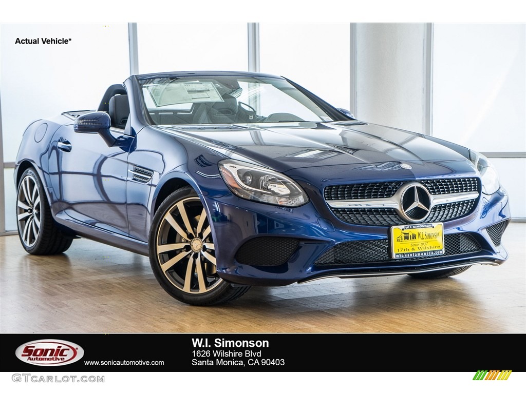 2017 SLC 300 Roadster - Brilliant Blue Metallic / Black photo #1