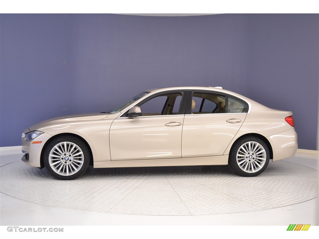 2013 3 Series 328i Sedan - Orion Silver Metallic / Veneto Beige photo #4