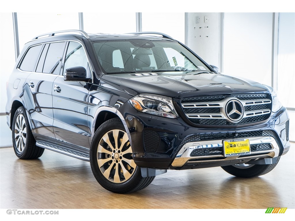 2017 GLS 450 4Matic - Lunar Blue Metallic / Espresso Brown photo #12