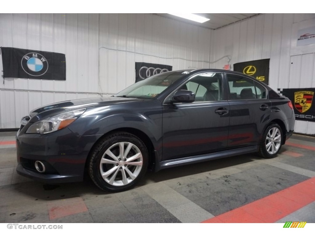 2013 Legacy 2.5i Limited - Graphite Gray Metallic / Off Black Leather photo #2