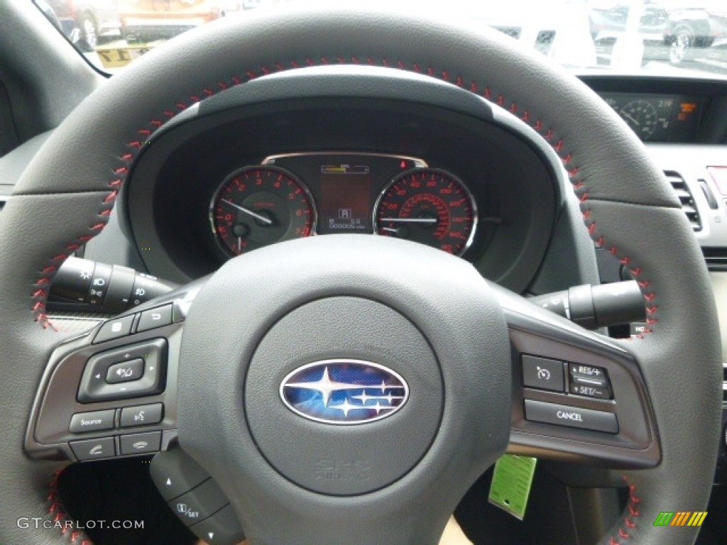 2017 Subaru WRX Premium Carbon Black Steering Wheel Photo #114892529