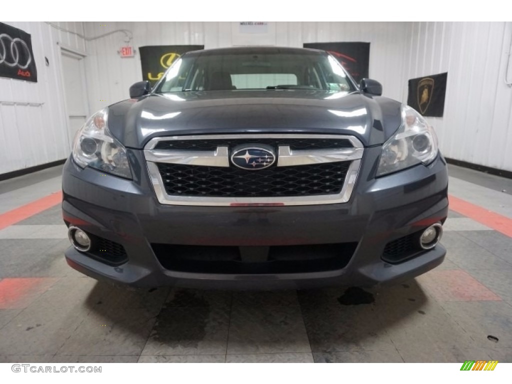 2013 Legacy 2.5i Limited - Graphite Gray Metallic / Off Black Leather photo #4