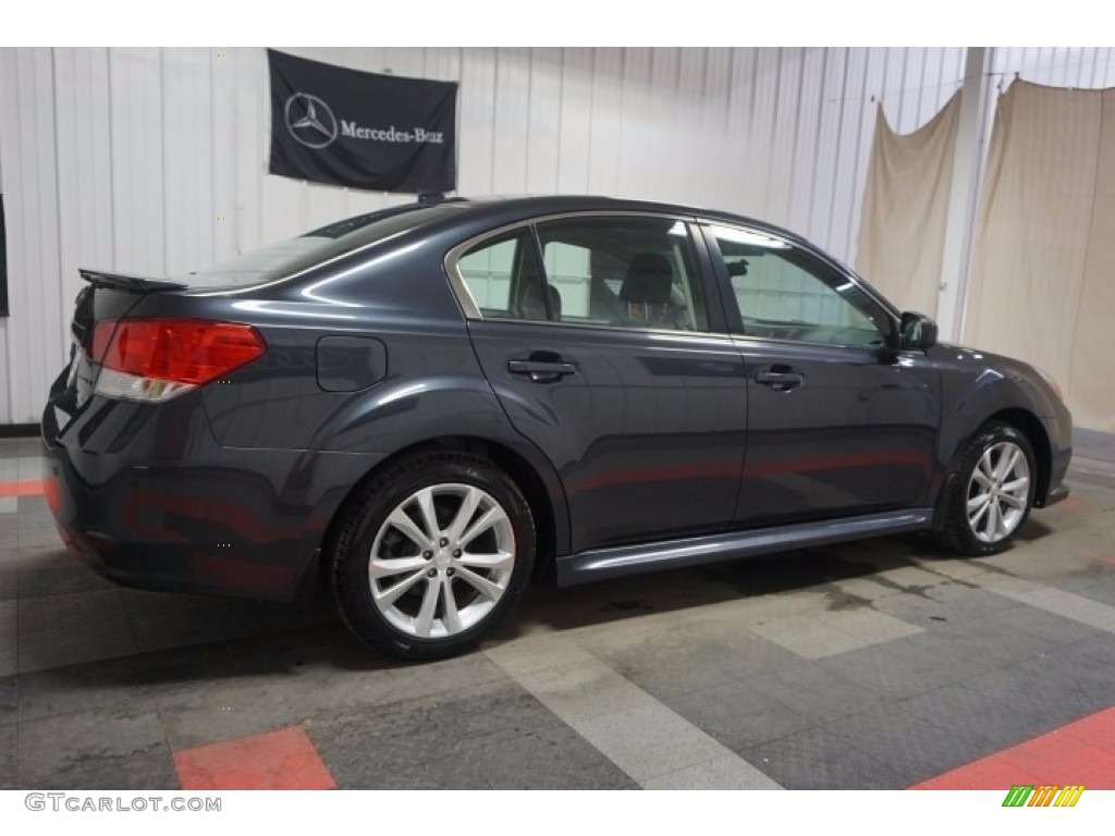 2013 Legacy 2.5i Limited - Graphite Gray Metallic / Off Black Leather photo #7