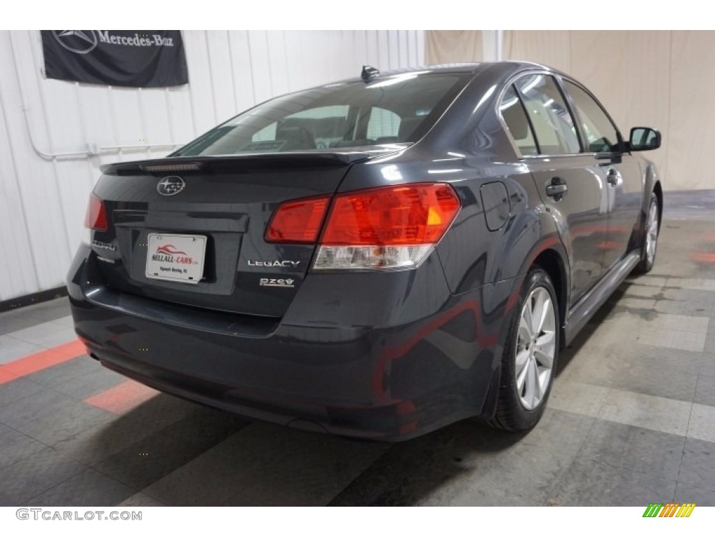 2013 Legacy 2.5i Limited - Graphite Gray Metallic / Off Black Leather photo #8