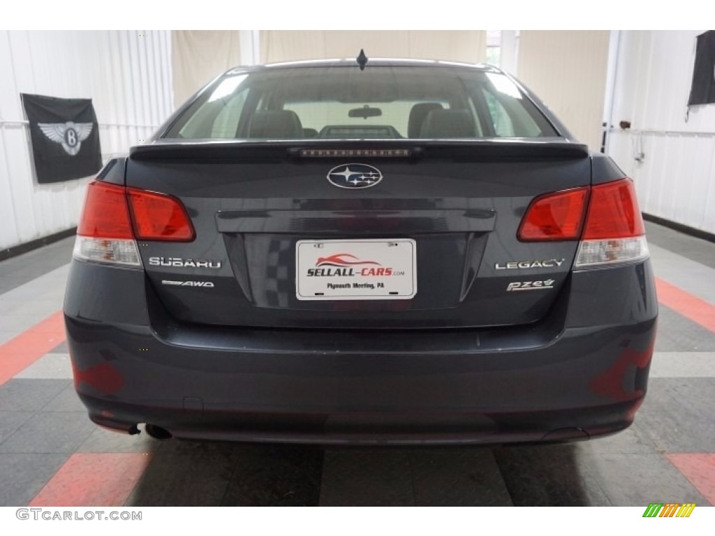 2013 Legacy 2.5i Limited - Graphite Gray Metallic / Off Black Leather photo #9