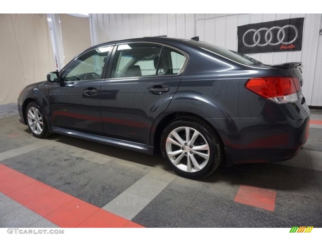 2013 Legacy 2.5i Limited - Graphite Gray Metallic / Off Black Leather photo #11