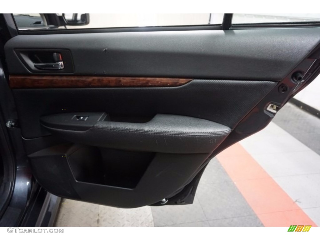 2013 Legacy 2.5i Limited - Graphite Gray Metallic / Off Black Leather photo #16