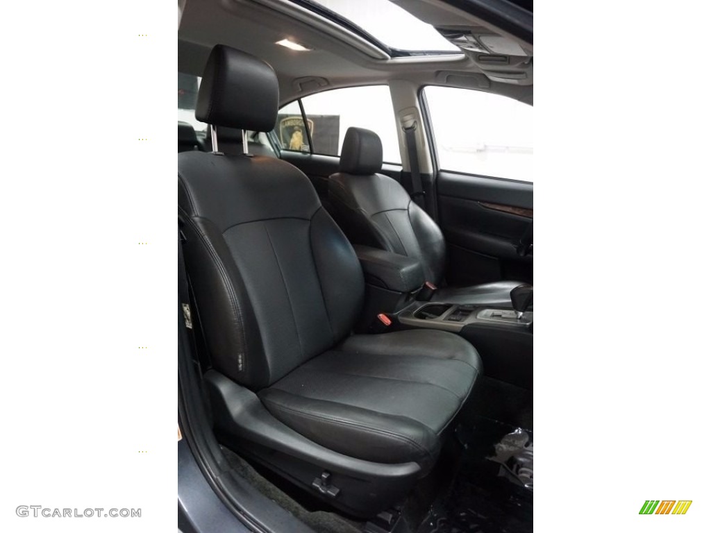 2013 Legacy 2.5i Limited - Graphite Gray Metallic / Off Black Leather photo #18
