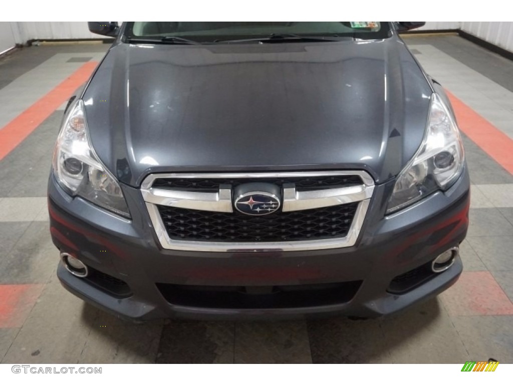 2013 Legacy 2.5i Limited - Graphite Gray Metallic / Off Black Leather photo #53