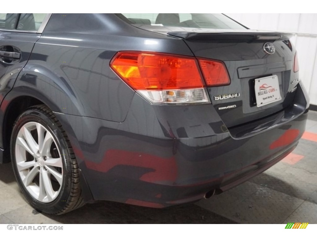 2013 Legacy 2.5i Limited - Graphite Gray Metallic / Off Black Leather photo #66