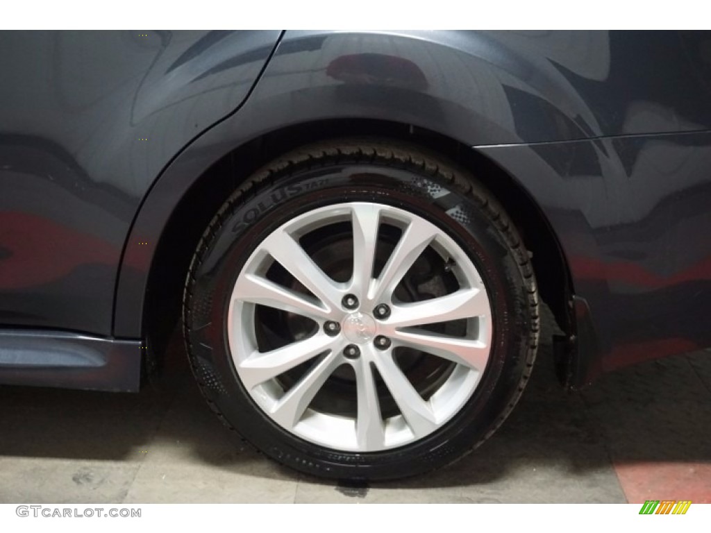 2013 Legacy 2.5i Limited - Graphite Gray Metallic / Off Black Leather photo #70