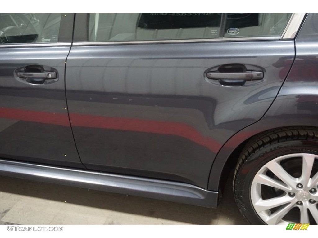 2013 Legacy 2.5i Limited - Graphite Gray Metallic / Off Black Leather photo #72