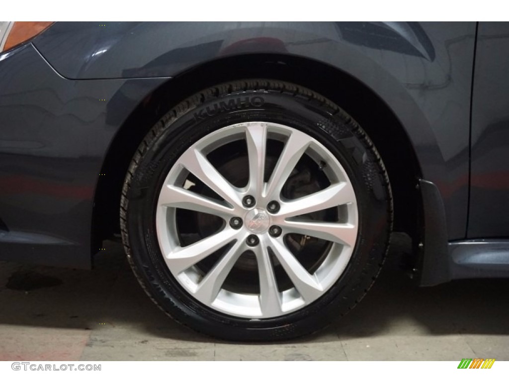 2013 Legacy 2.5i Limited - Graphite Gray Metallic / Off Black Leather photo #77