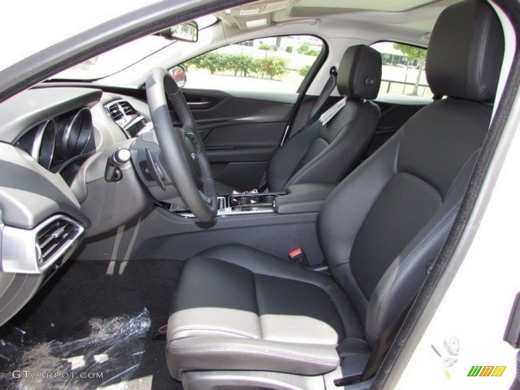 Jet Interior 2017 Jaguar XE 35t Premium Photo #114896171