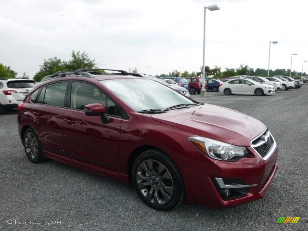 2016 Impreza 2.0i Sport Premium - Venetian Red Pearl / Ivory photo #1