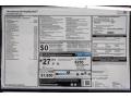 2016 BMW 5 Series 528i Sedan Window Sticker