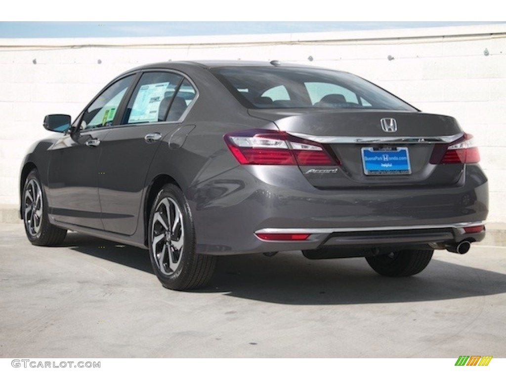 2017 Accord EX-L Sedan - Modern Steel Metallic / Black photo #2