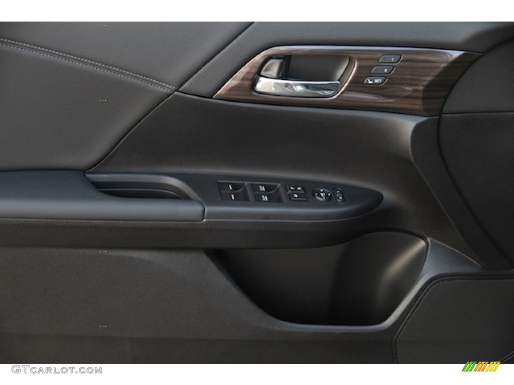 2017 Accord EX-L Sedan - Modern Steel Metallic / Black photo #8