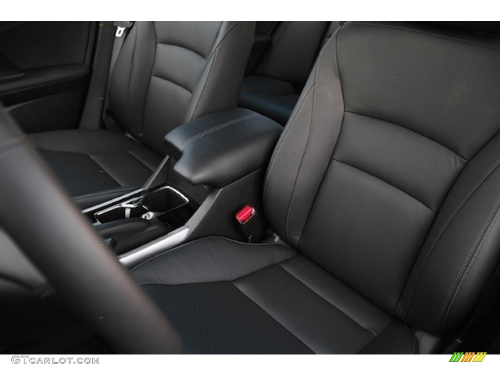 2017 Accord EX-L Sedan - Modern Steel Metallic / Black photo #11