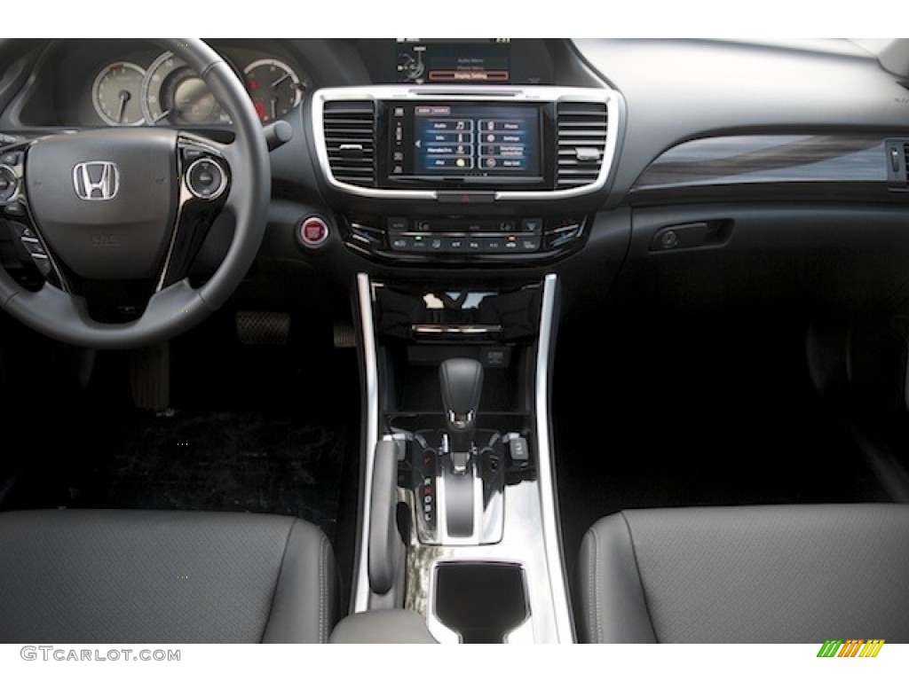 2017 Accord EX-L Sedan - Modern Steel Metallic / Black photo #13