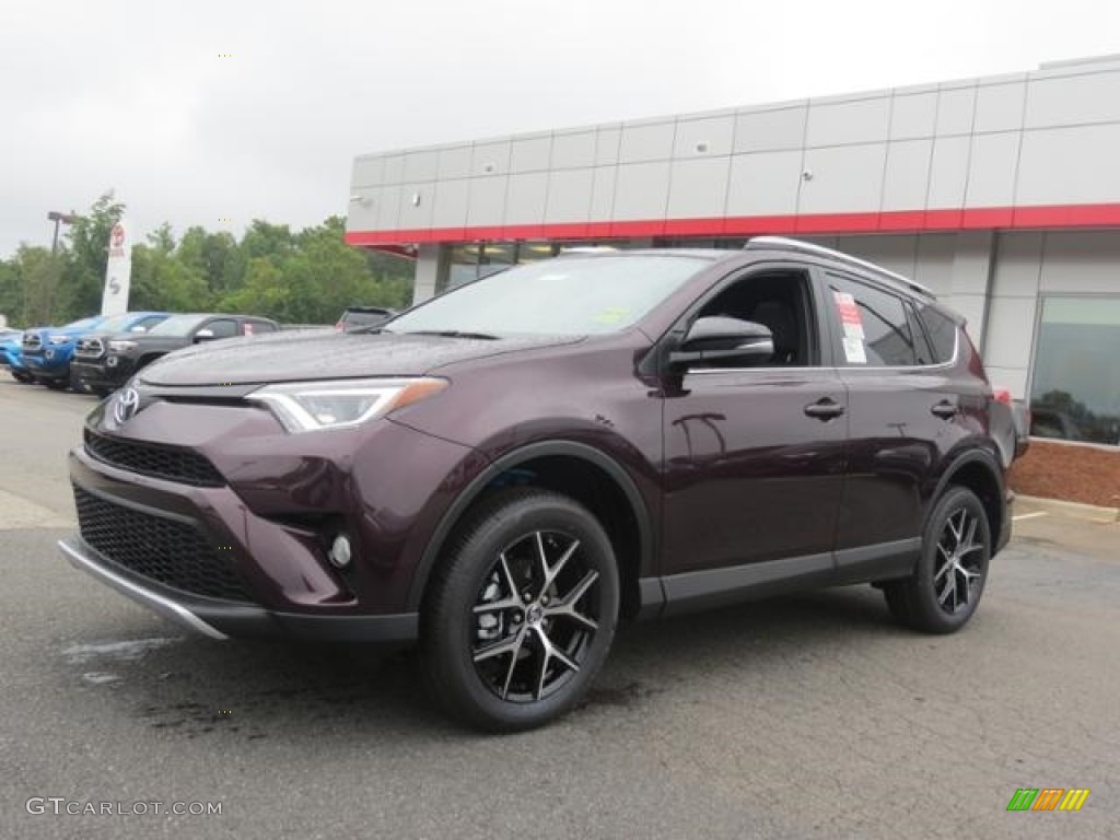2016 RAV4 SE - Black Currant Metallic / Black photo #3