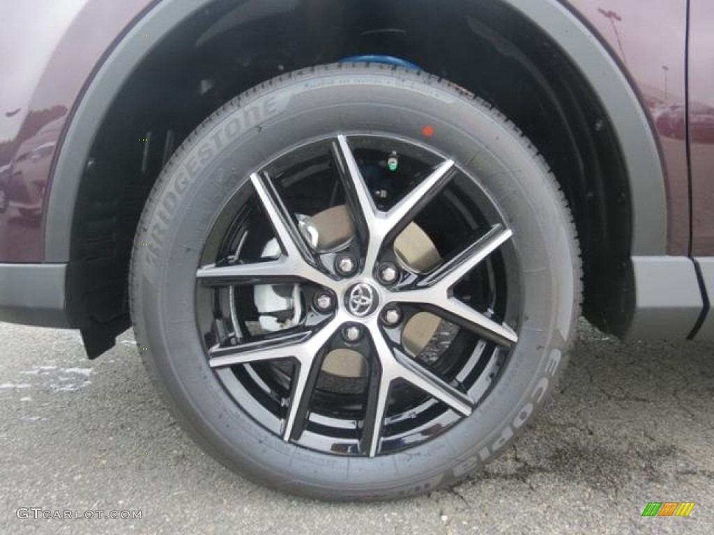 2016 RAV4 SE - Black Currant Metallic / Black photo #4