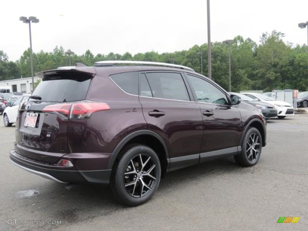 2016 RAV4 SE - Black Currant Metallic / Black photo #24