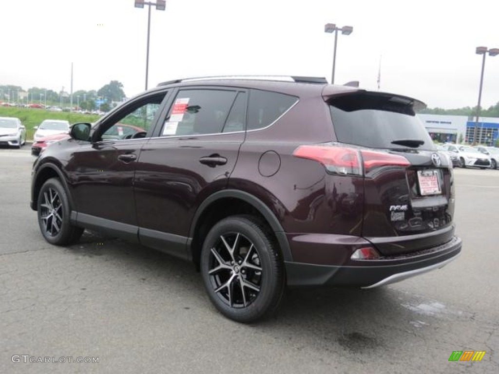 2016 RAV4 SE - Black Currant Metallic / Black photo #26