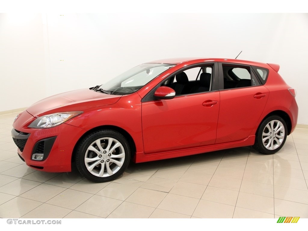 2010 MAZDA3 s Sport 5 Door - Velocity Red Mica / Black photo #3