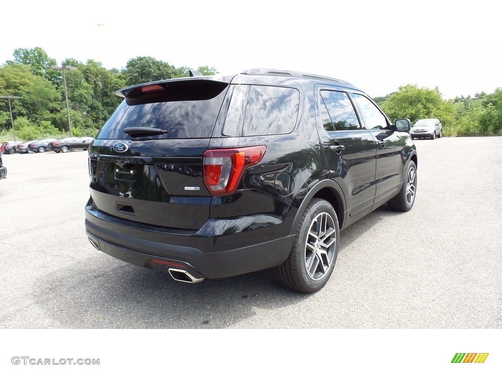 2017 Explorer Sport 4WD - Shadow Black / Ebony Black photo #7