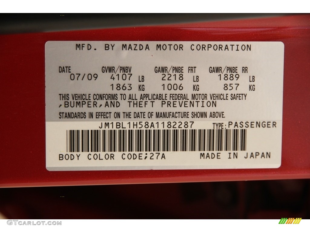 2010 MAZDA3 s Sport 5 Door - Velocity Red Mica / Black photo #18