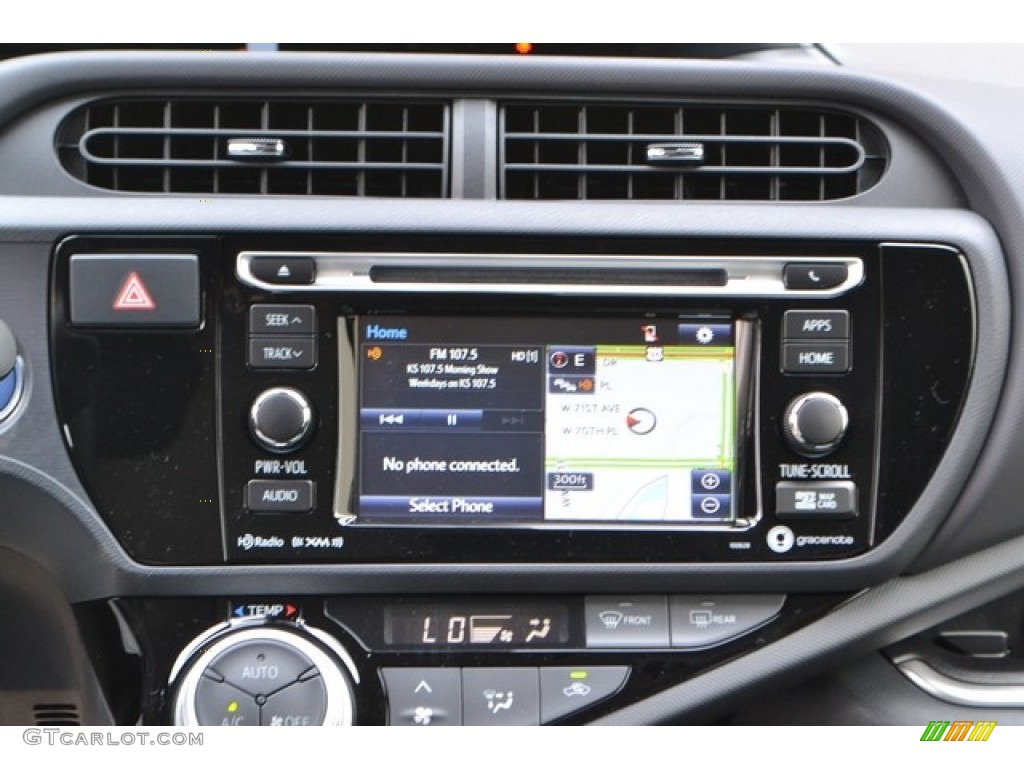 2016 Prius c Three - Magnetic Gray Metallic / Black photo #6