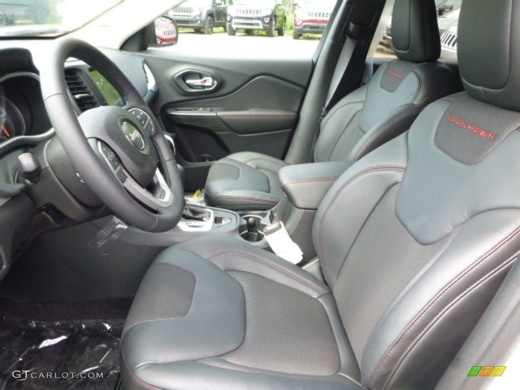 2017 Jeep Cherokee Trailhawk 4x4 Front Seat Photo #114906743