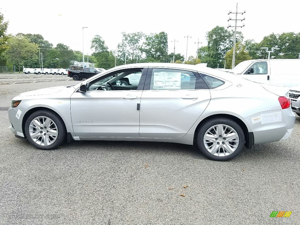 2017 Impala LS - Silver Ice Metallic / Jet Black/Dark Titanium photo #3
