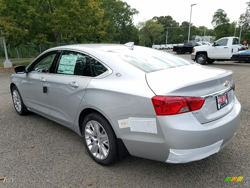 2017 Impala LS - Silver Ice Metallic / Jet Black/Dark Titanium photo #4