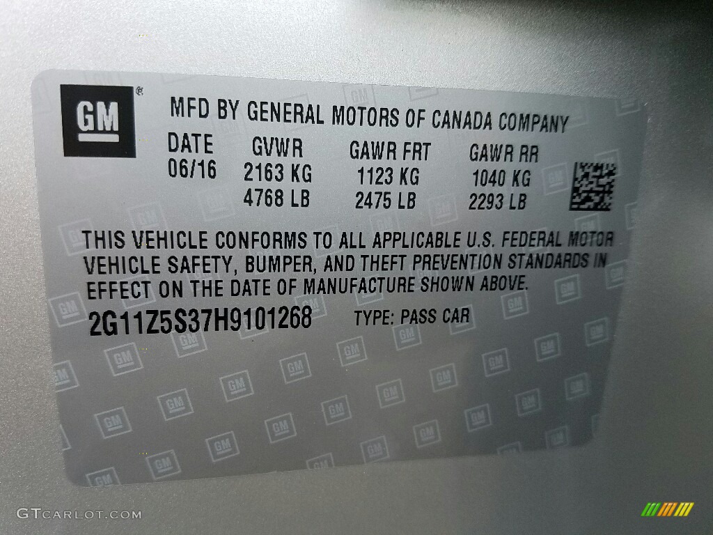 2017 Impala LS - Silver Ice Metallic / Jet Black/Dark Titanium photo #10