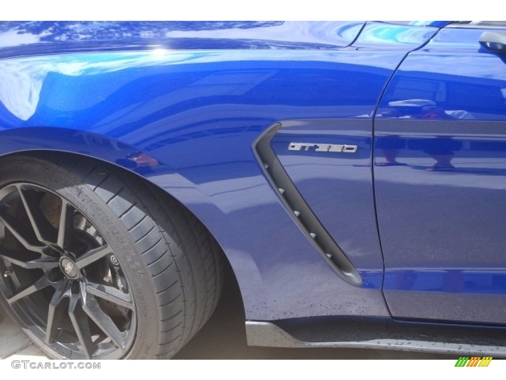 2016 Mustang Shelby GT350 - Deep Impact Blue Metallic / Ebony photo #9